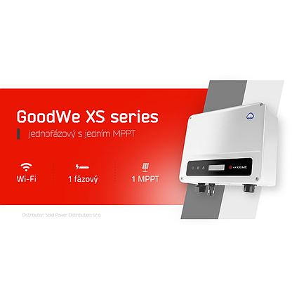 Jednofázový měnič GoodWe 2500-XS 2500 W 1x MPPT a WiFi (rozbaleno)
