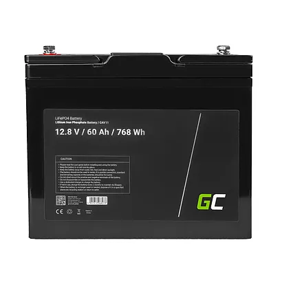 Baterie LiFePO4 12,8V 60Ah Green Cell