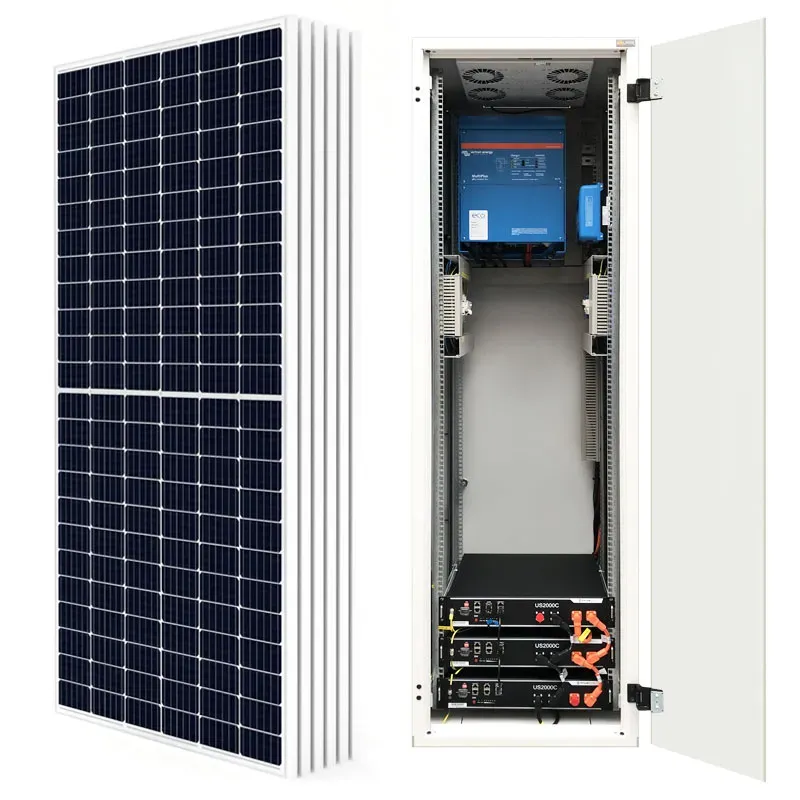 RACK Plug & Play hybridní solární systém Victron 48V 3000VA 2,73kWp 7,2kWh