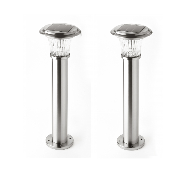 2x Roma - Solárna záhradná lampa SolarTechnology SM43303