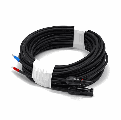 2 x Solární kabel 6mm² s koncovkami MC4 10m