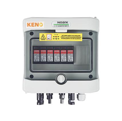 Rozvodná skrinka KENO SH-6 DC s prepäťovou ochranou 1000V typ 1 2x PV string 2x MPPT
