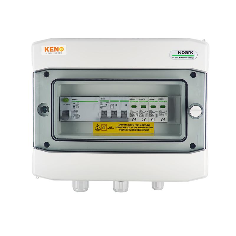 E-shop KENO Rozvodná skrinka KENO SH-296 AC s prepäťovou ochranou 10A 3-F RCD 300mA typ A