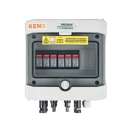 Rozvodná skrinka KENO SH-2 DC s prepäťovou ochranou 1000V typ 2 2x PV string 2x MPPT