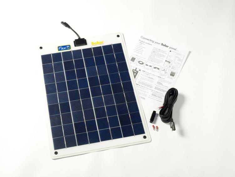 Flexibilný fotovoltaický panel 20Wp