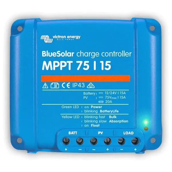 MPPT regulátor nabíjania Victron Energy BlueSolar 75V 15A