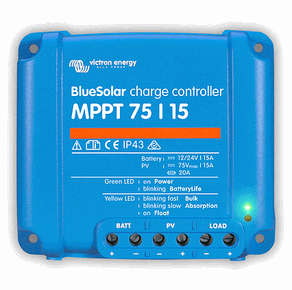 MPPT regulátor nabíjania Victron Energy BlueSolar 75V 15A