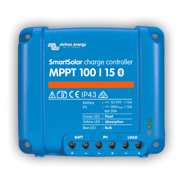 MPPT regulátor nabíjení SmartSolar 100V 15A s bluetooth