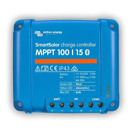 MPPT regulátor nabíjení SmartSolar 100V 15A s bluetooth