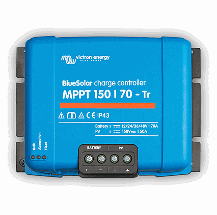 MPPT regulátor nabíjania Victron Energy BlueSolar 150V 70A -TR