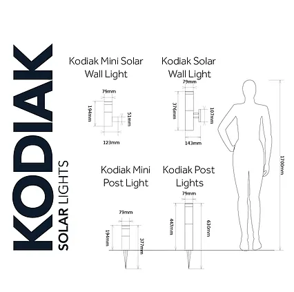 Solárne senzorové osvetlenie SolarCentre Kodiak SS9950