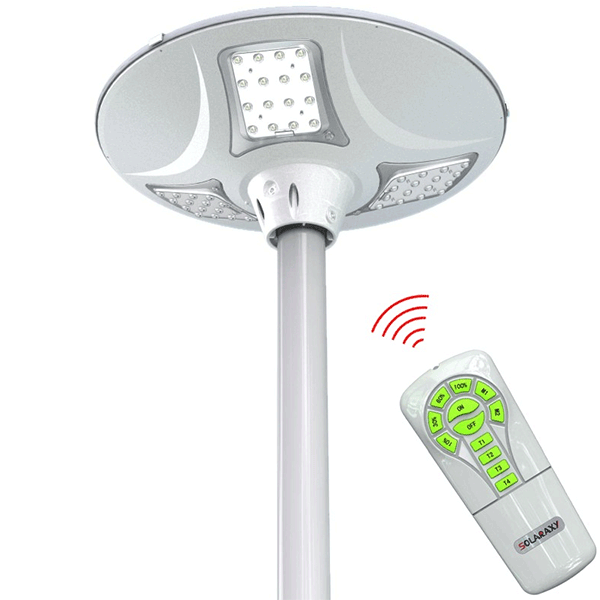 Solární pouliční lampa SLL12 18W 2000 Lumenů s dálkovým ovládáním (rozbalena)