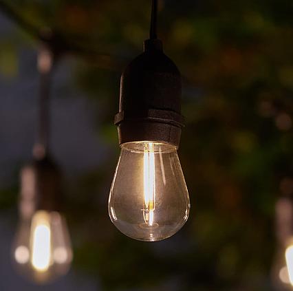 Solární LED řetěz SolarCentre Madison Drop Bulb - 10 světel