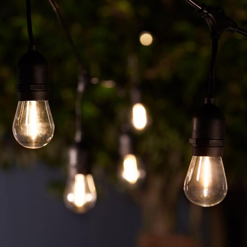 Solární LED řetěz SolarCentre Madison Drop Bulb - 10 světel