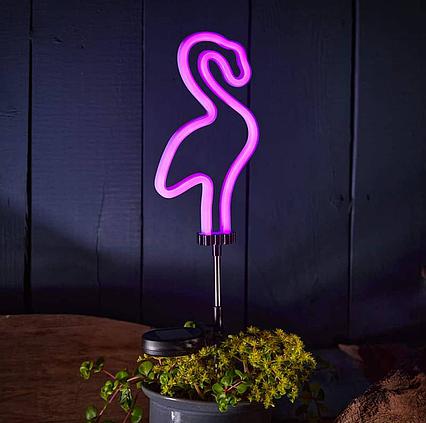 Solárne dekoračné osvetlenie SolarCentre - Neon Flamingo