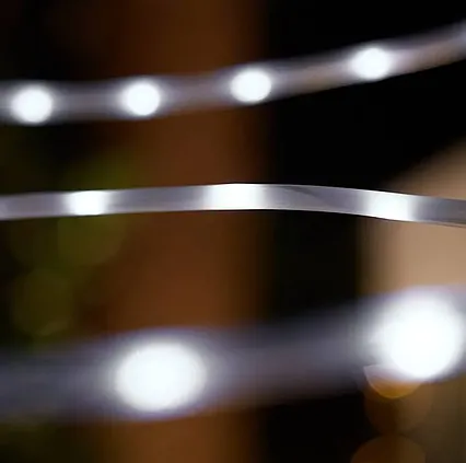 Solární světelný had SolarCentre Madison 200 LED (10m) - bílá