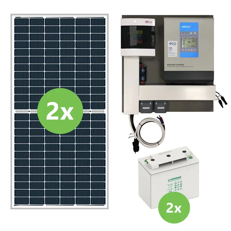 Plug & Play solárny systém EPsolar 24V 2400W 30A 0,91kWp 150Ah