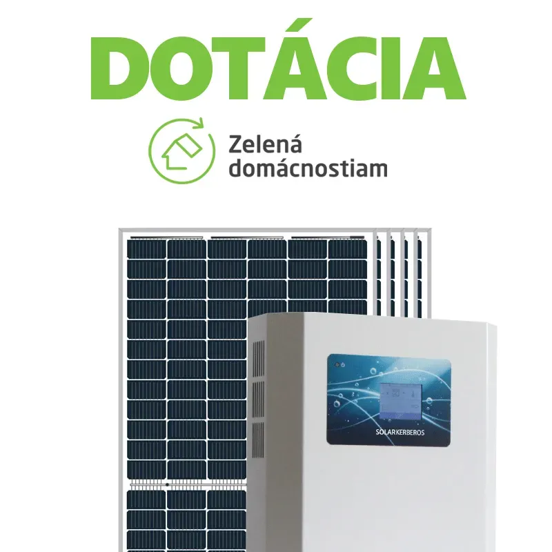 Dotácia na fotovoltaický ohrev vody (s možnosťou dohrevu zo siete) s výkonom 2,25 kWp