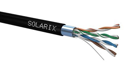 Kábel dátový Solarix FTP CAT.5E vonkajší