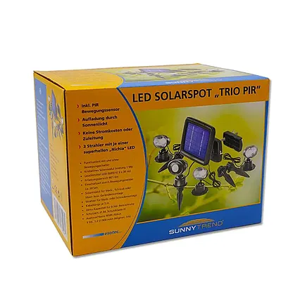 Solární zahradní osvětlení Esotec Trio 102140 (použité)