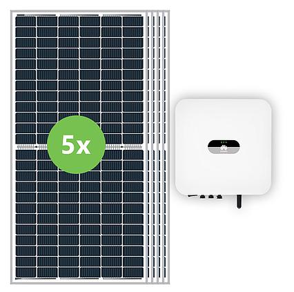On-grid solární systém Huawei 2,27 kWp