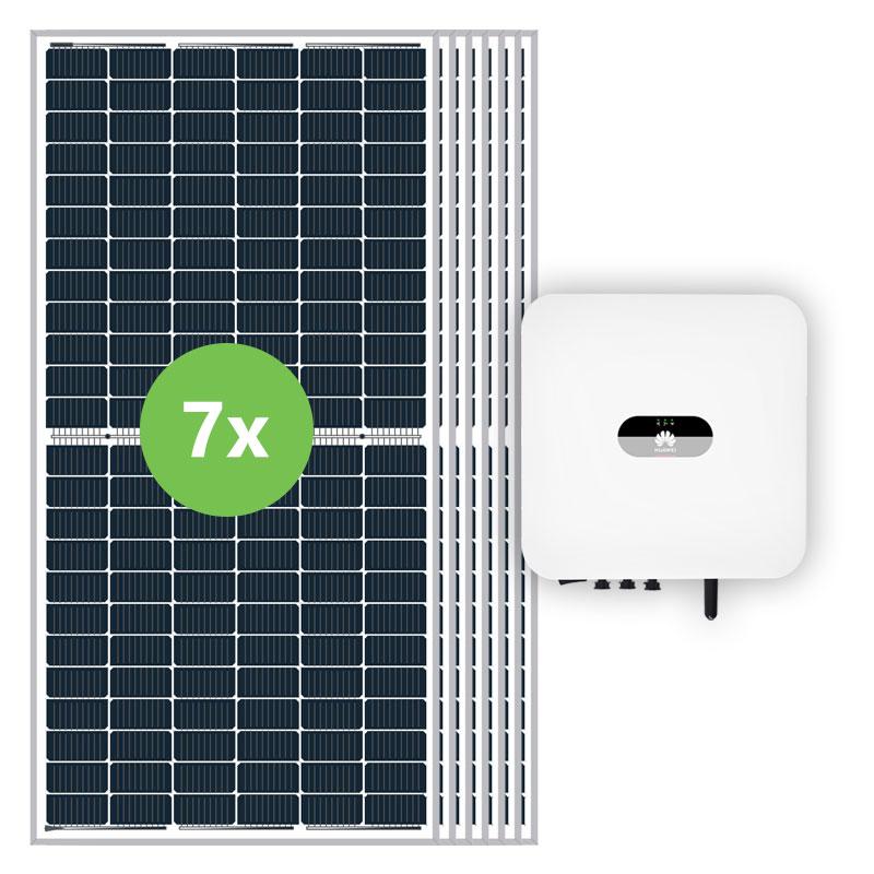 On-grid solární systém Huawei 3,18 kWp