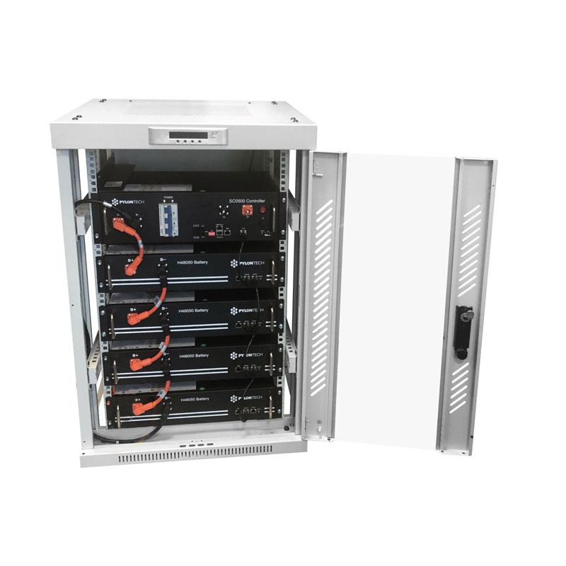 PylonBox šedý 18U na 4ks US3000