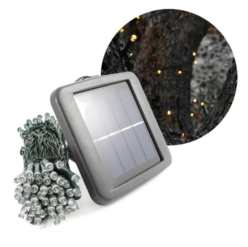 Solárna LED reťaz SolarCentre Elan SS9945 100 LED / 10m teplá biela