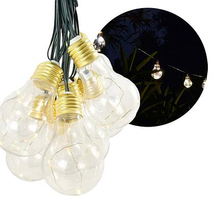Solárna LED reťaz SolarCentre LVB10 Lumify Vintage s USB - 10 svetiel