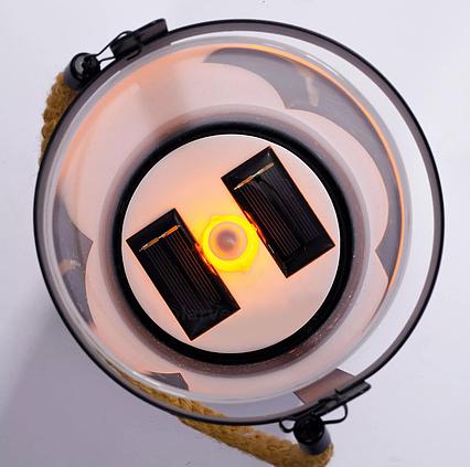 Solární stolní lampa Esotec Jasmin 102099 efekt plamene