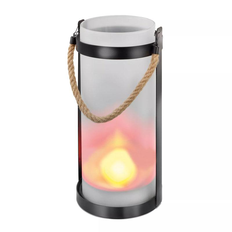 Solární stolní lampa Esotec Jasmin 102099 efekt plamene