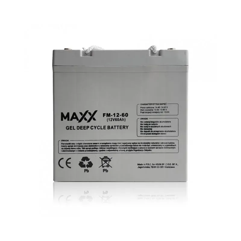 Akumulátor gélový bezúdržbový MAXX 12-FM-60 60Ah 12V