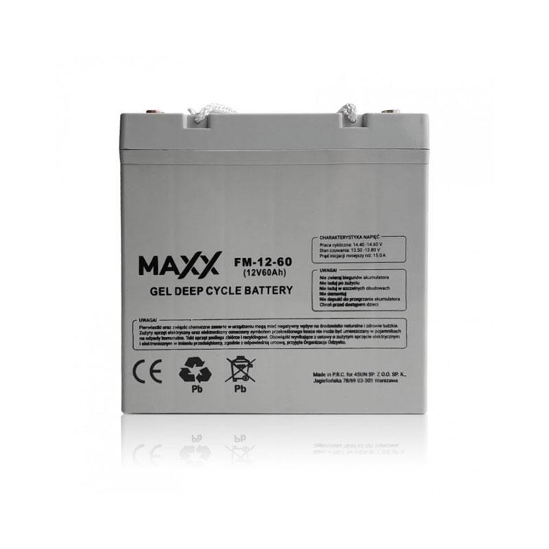 Akumulátor gélový bezúdržbový MAXX 12-FM-60 60Ah 12V