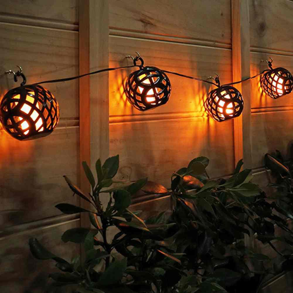 Solárna reťaz SolarCentre Flame Lanterns (set 8 lámp)