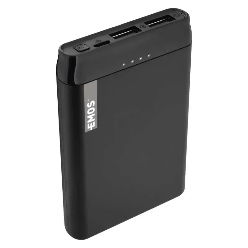 Powerbank EMOS Alpha 5 5000mAh černá + kabel 2 v 1 USB