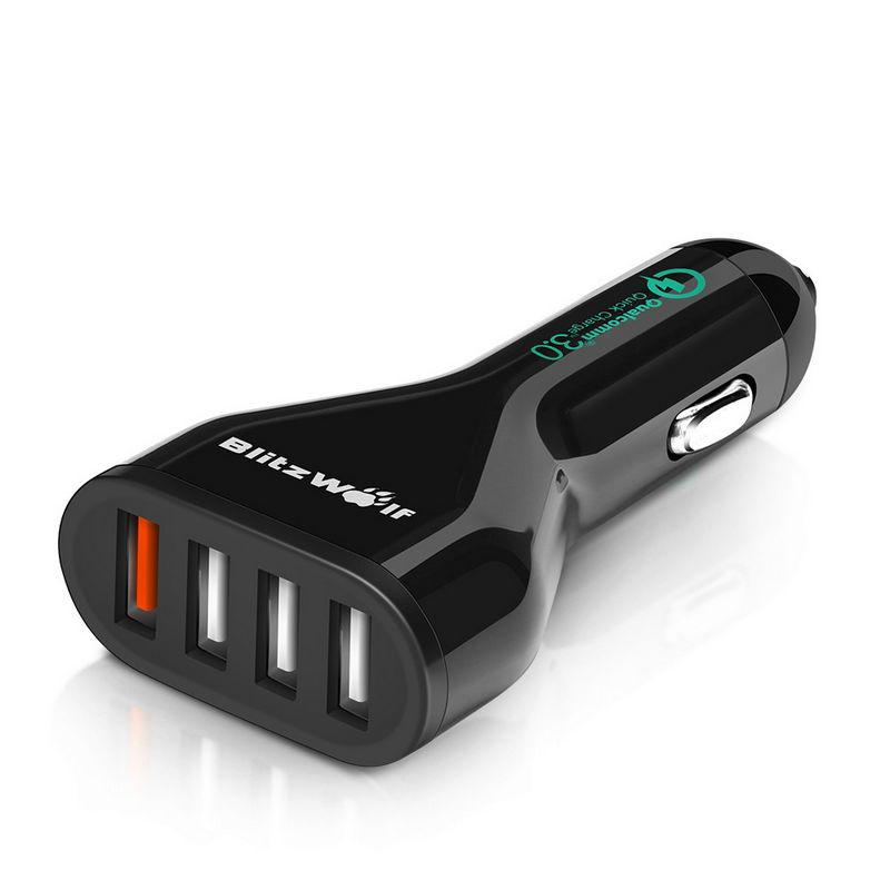 Autonabíjačka USB BlitzWolf BW-C10 4xUSB Power3S a QC3.0