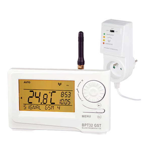 Bezdrátový termostat prostorový BT32 GST s GSM modulem