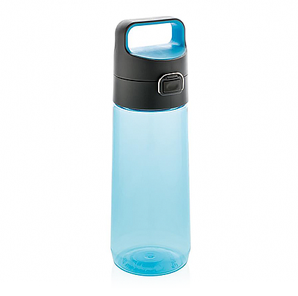 Fľaša na vodu s uzamykateľným viečkom XD Design 600ml modrá