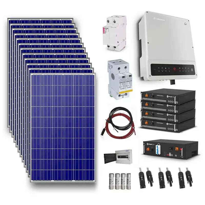 Hybridní třífázový solární systém GoodWe 3,42 kWp 9600 Wh