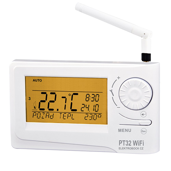 Inteligentný digitálny priestorový termostat PT32 WiFi