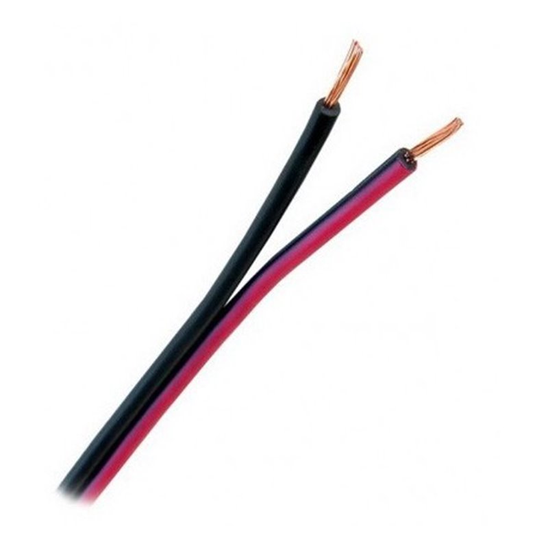 E-shop CABLETECH Kábel REPRO 2x 1,5mm2 CCA čier-červ 1m