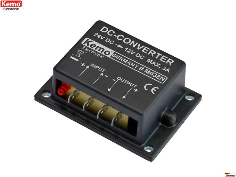 Konvertor DC/DC Kemo M038N 24/12V