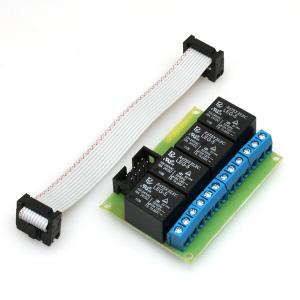 Rozšiřující modul se 4 x relé k LAN modulu V2.0