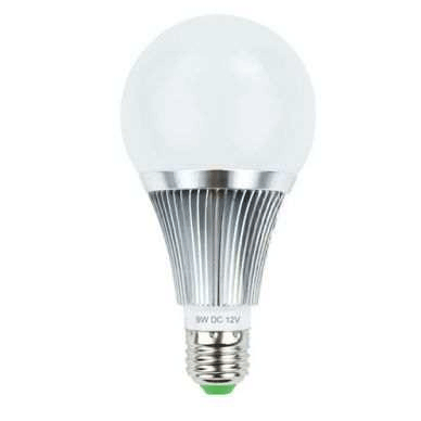 LED žiarovka E27 9W 12V teplá biela