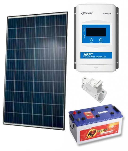 Solárny ostrovný systém 12V 280Wp 230Ah za akciovú cenu