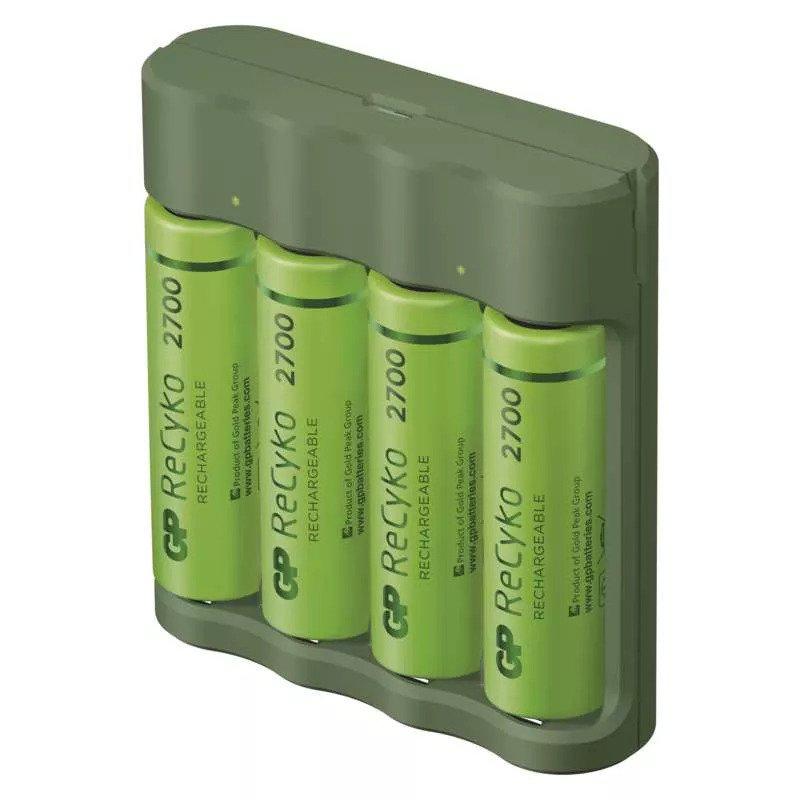 GP USB nabíječka baterií Everyday B421 + 4AA GP ReCyko 2700