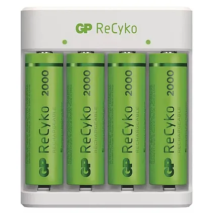 GP nabíjačka batérií Eco E411 + 4AA GP ReCyko 2000