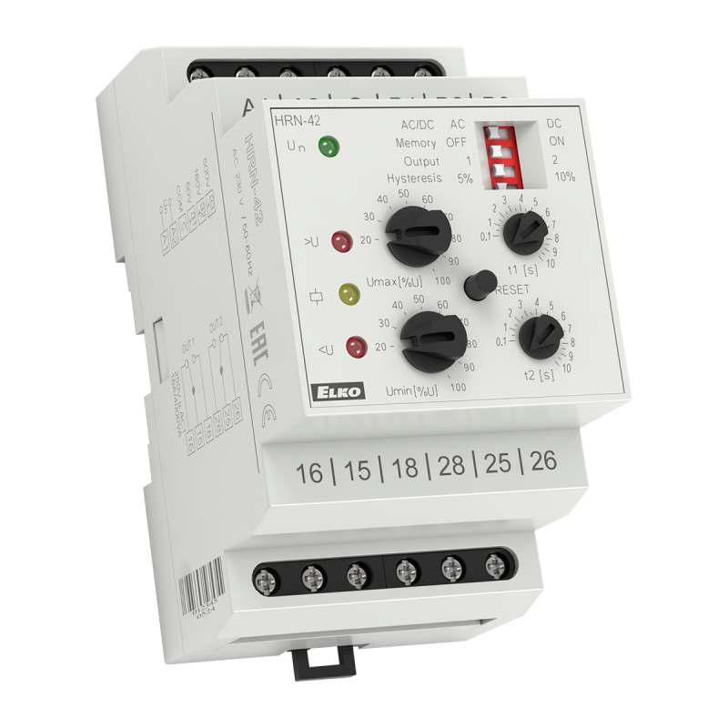 Monitorovací napěťové relé HRN-42 230V AC