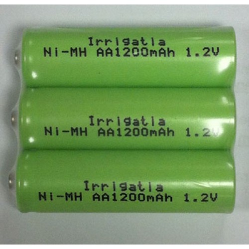 E-shop Irrigatia Náhradné dobíjacie batérie 3x AA 1,2V Ni-MH 1200mAh