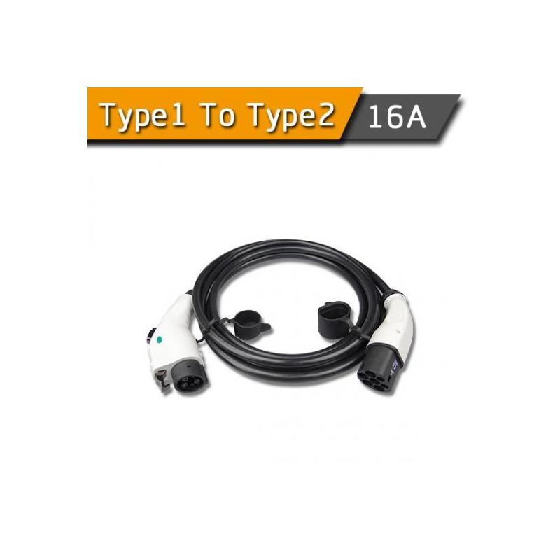 Nabíjecí kabel T1 – T2 jedna fáze 16A 5metr